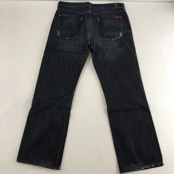 7 For All Mankind Relaxed Button Fly Jeans 36 - Picture 4 of 11